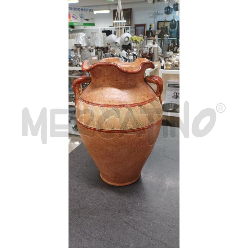 VASO ALTO  MARRONE DUE MANICI | Mercatino dell'Usato Acerra 1