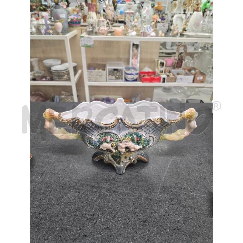 VASO BASSO 2 MANICI ANGIOLETTI RILIEVO | Mercatino dell'Usato Acerra 1