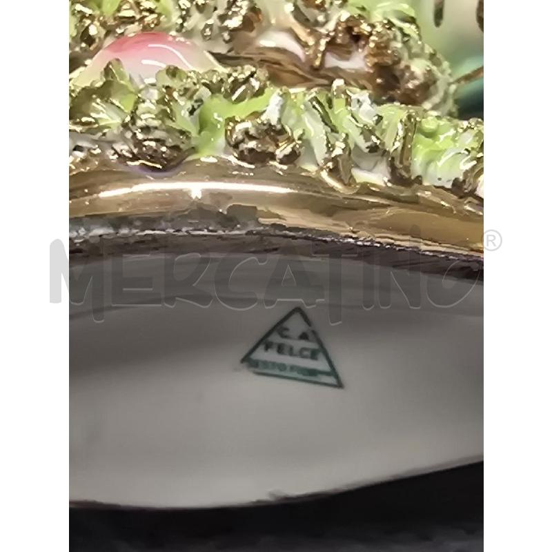 VASO BASSO VERDE DORATO 2 MANICI | Mercatino dell'Usato Acerra 3