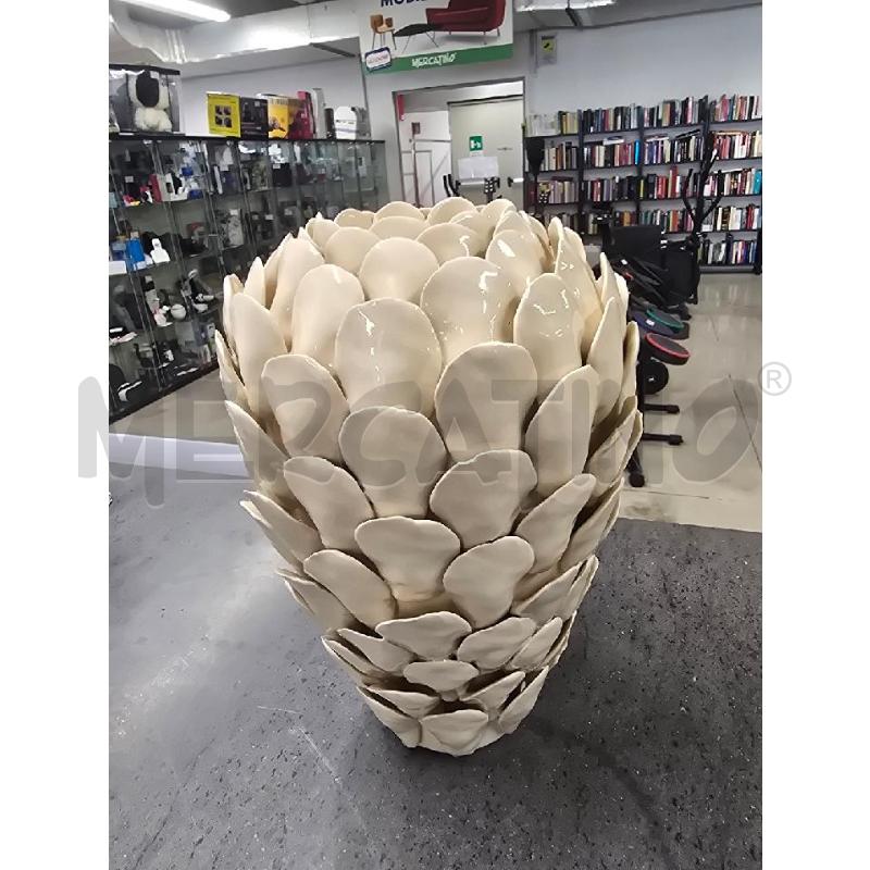 VASO BEIGE PUNTE | Mercatino dell'Usato Acerra 1
