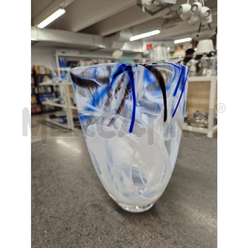 VASO BIANCO BLU KOSTA BODA | Mercatino dell'Usato Acerra 3