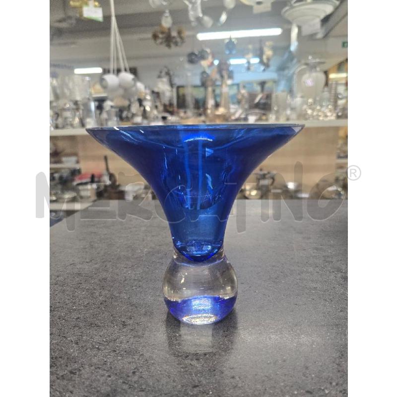 VASO BLU BASE SFERA | Mercatino dell'Usato Acerra 1