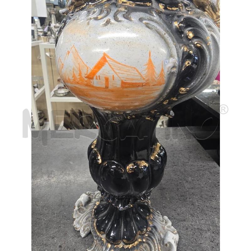 VASO COPPIA NERO BIANCO DA RIV. FIGURACASE ARANCIONI | Mercatino dell'Usato Acerra 2