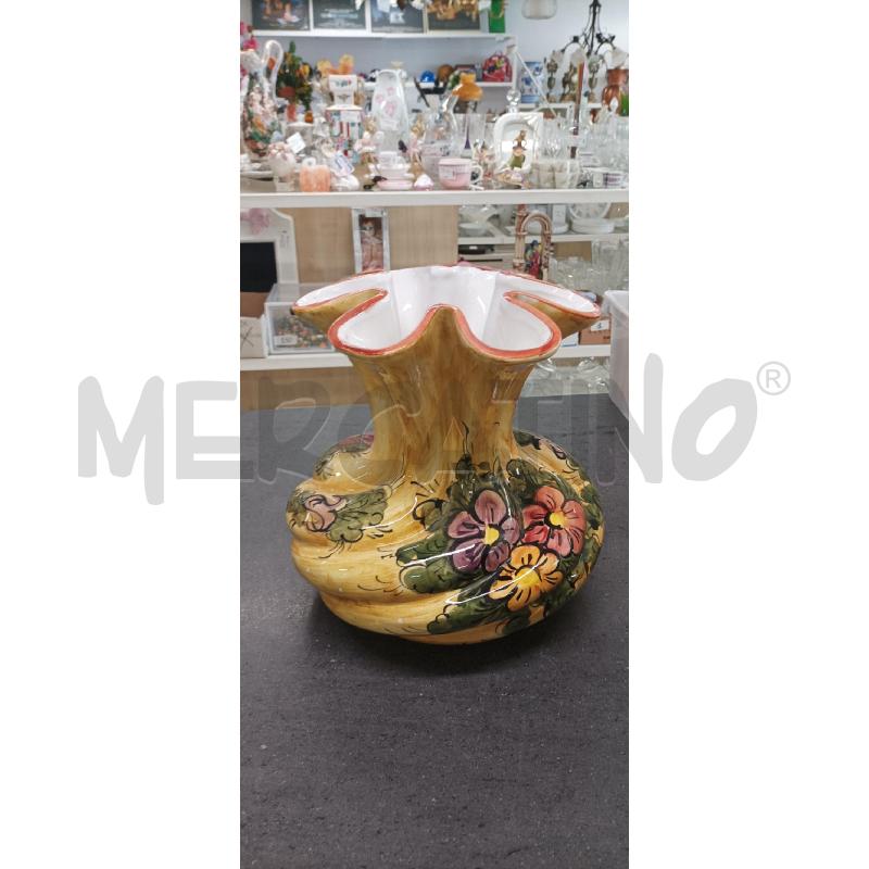 VASO GIALLO FIORE VIOLA GIALLO FUXIA | Mercatino dell'Usato Acerra 1