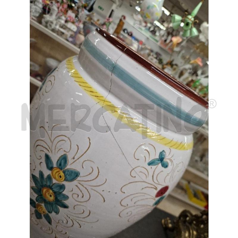 VASO GRANDE DA RIVEDERE FIORI DRAGO GIALLO  | Mercatino dell'Usato Acerra 3