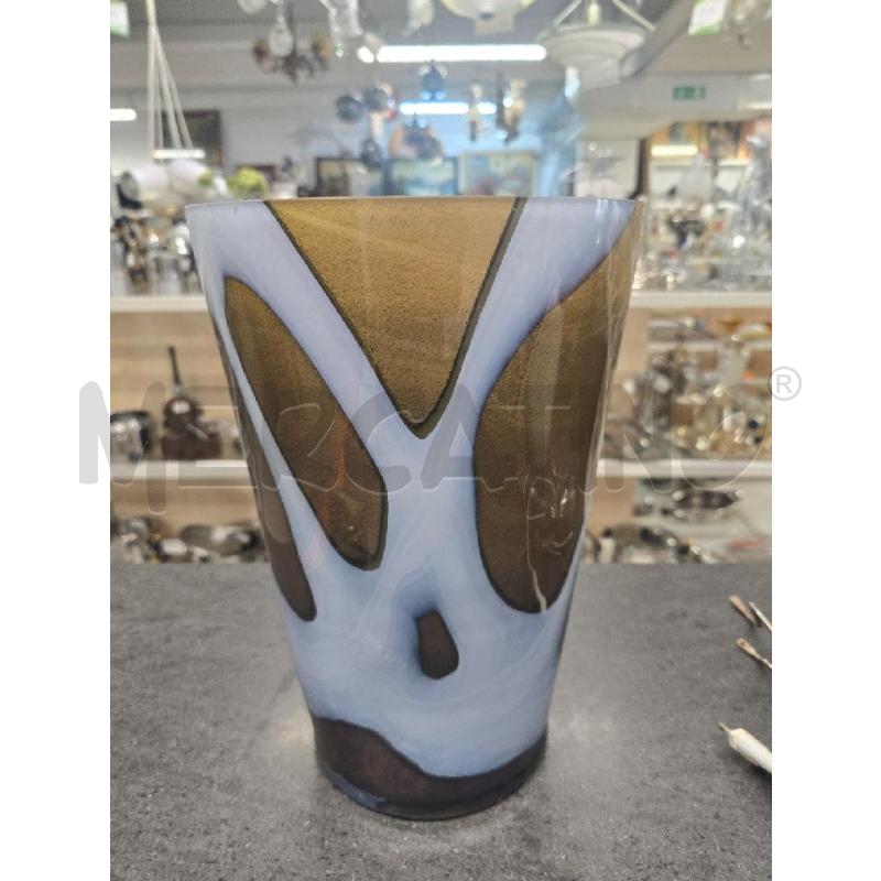 VASO GRANDE MACCHIE ARANCIONE CANDELA | Mercatino dell'Usato Acerra 1