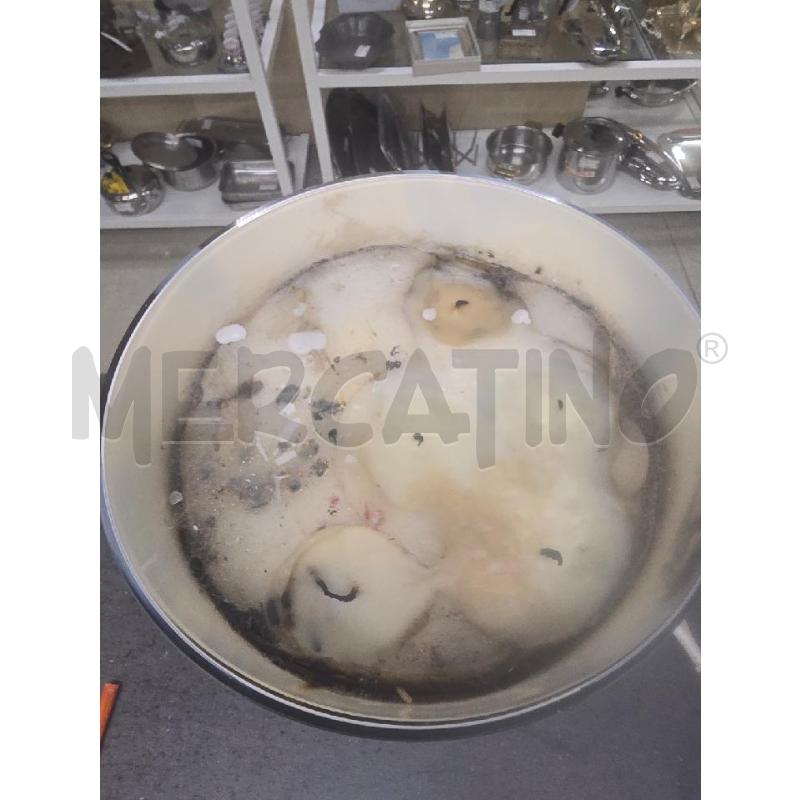 VASO GRANDE MACCHIE ARANCIONE CANDELA | Mercatino dell'Usato Acerra 2