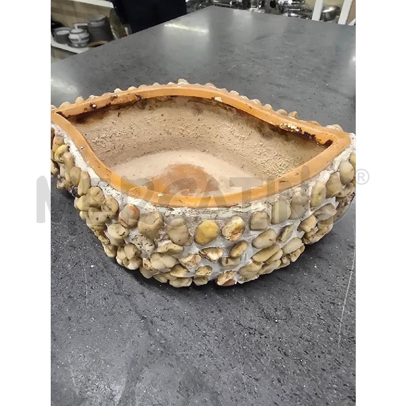 VASO MARRONE SASSOLINI PUNTE | Mercatino dell'Usato Acerra 2