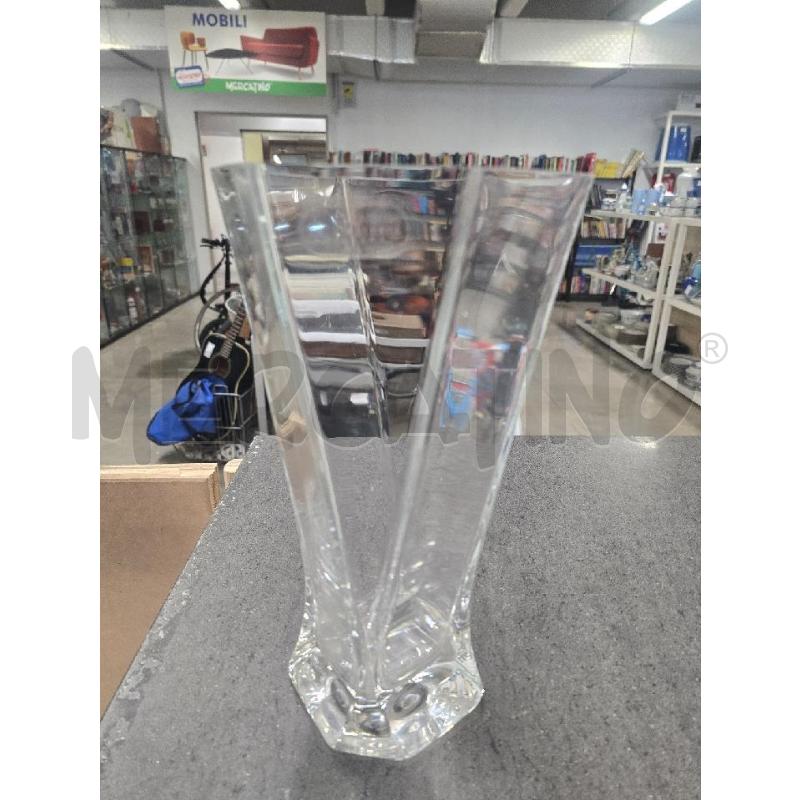 VASO VETRO ESAGONALE BASE  | Mercatino dell'Usato Acerra 1