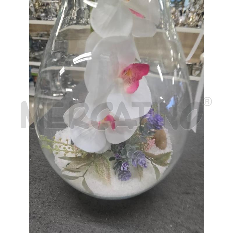 VASO VETRO FIORI | Mercatino dell'Usato Acerra 2