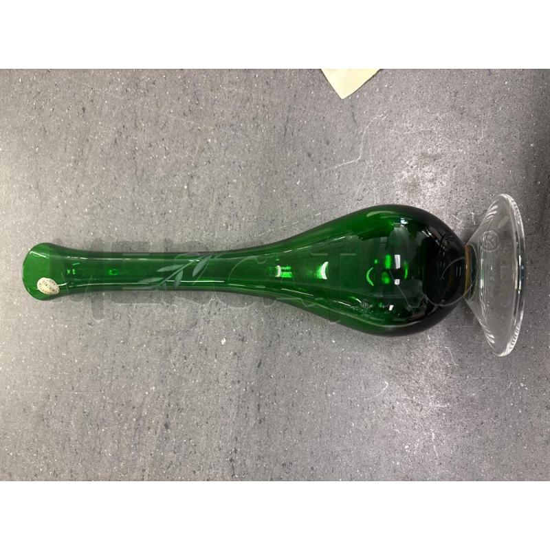 VASO VETRO VERDE ALTO | Mercatino dell'Usato Acerra 1