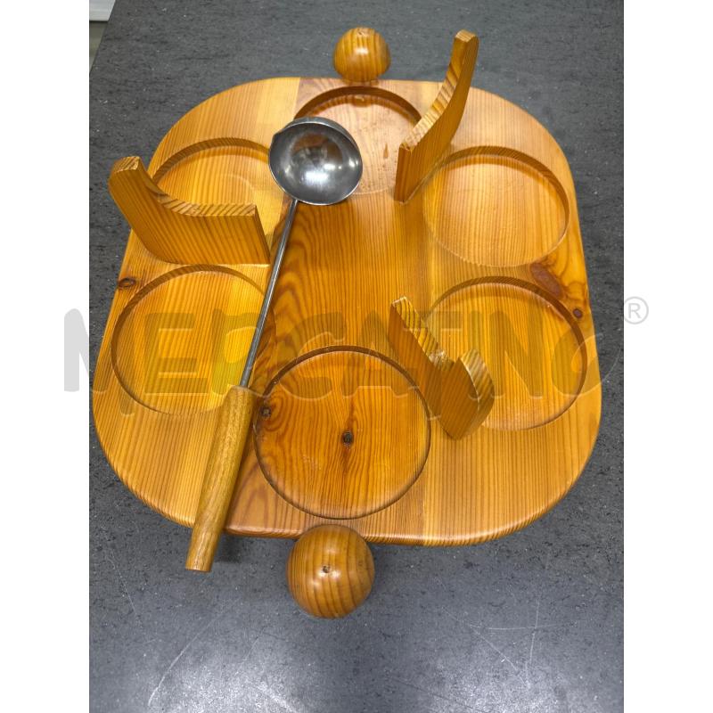 VASSOIO LEGNO CON MESTOLO  | Mercatino dell'Usato Acerra 1