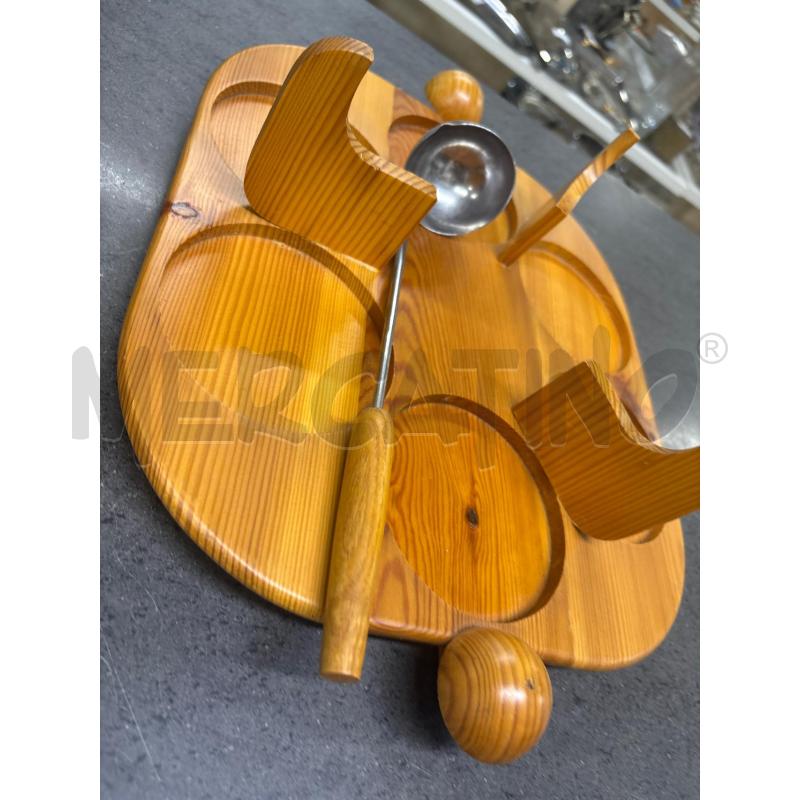 VASSOIO LEGNO CON MESTOLO  | Mercatino dell'Usato Acerra 2