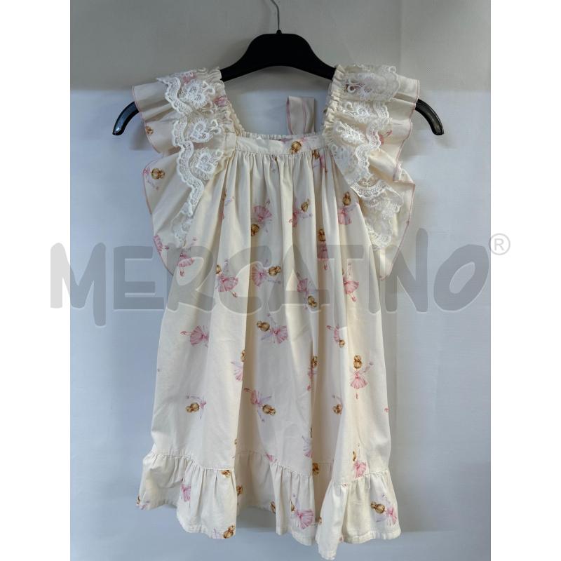 VESTITO BAMBINA BIANCO FATINA ROSA | Mercatino dell'Usato Acerra 1
