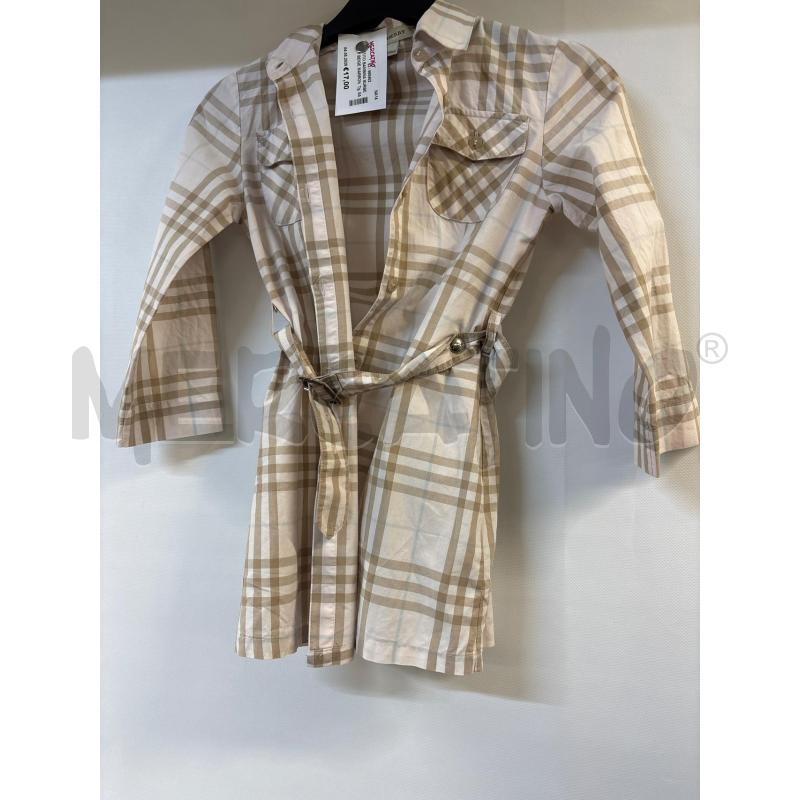 VESTITO BAMBINA BURBERRY BEIGE MARRONE | Mercatino dell'Usato Acerra 1