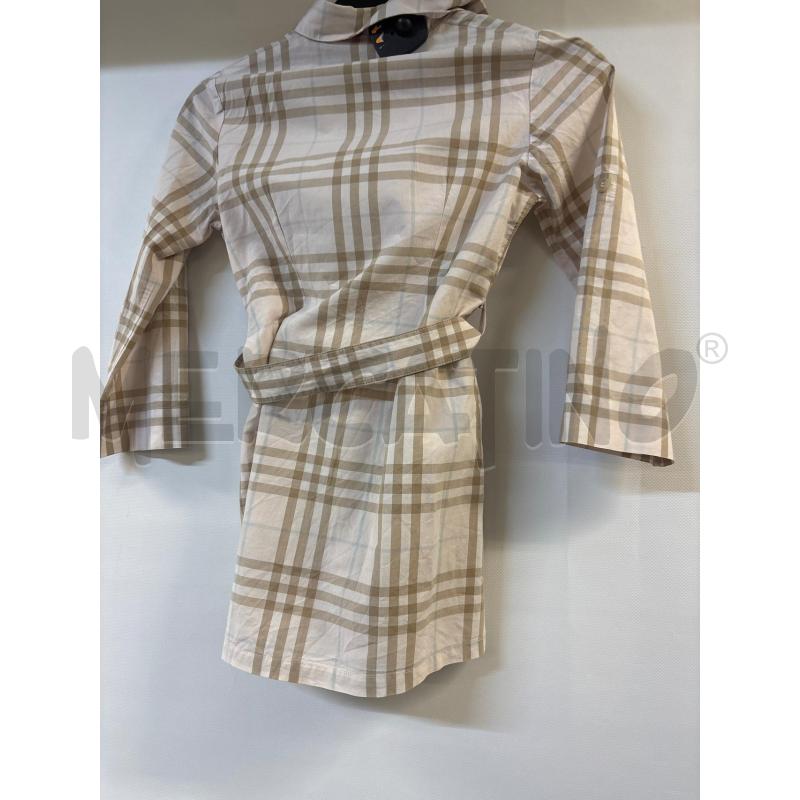 VESTITO BAMBINA BURBERRY BEIGE MARRONE | Mercatino dell'Usato Acerra 2
