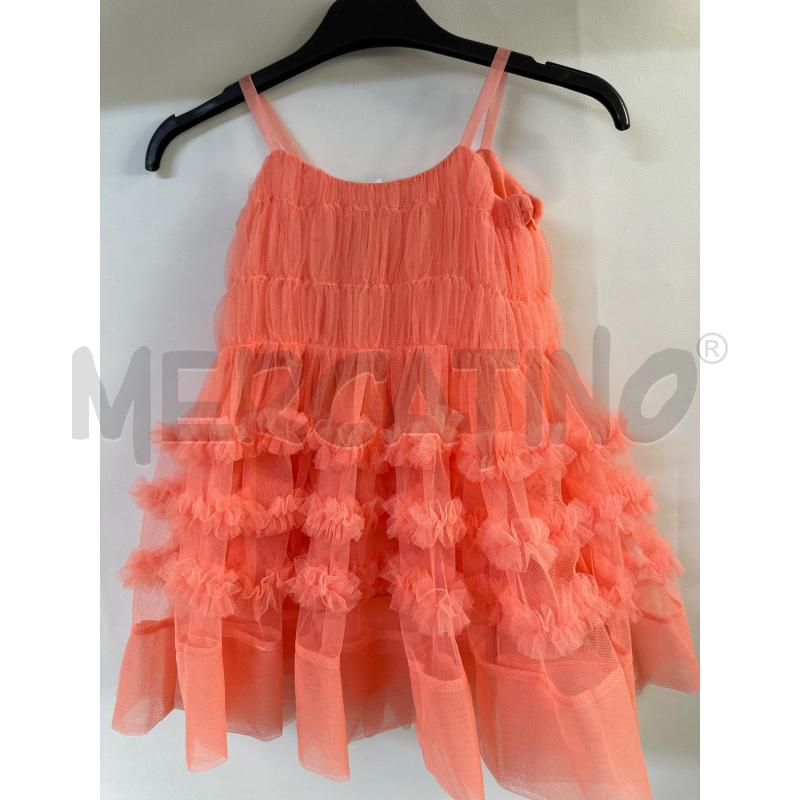 VESTITO BAMBINA COUTURE ARANCIONE | Mercatino dell'Usato Acerra 1