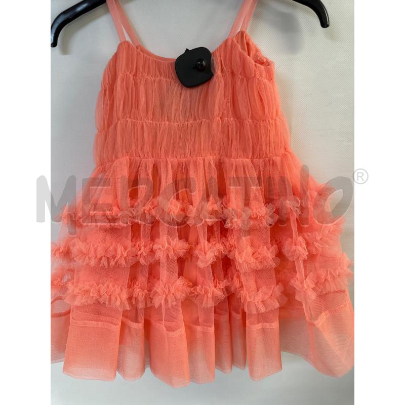 VESTITO BAMBINA COUTURE ARANCIONE | Mercatino dell'Usato Acerra 2