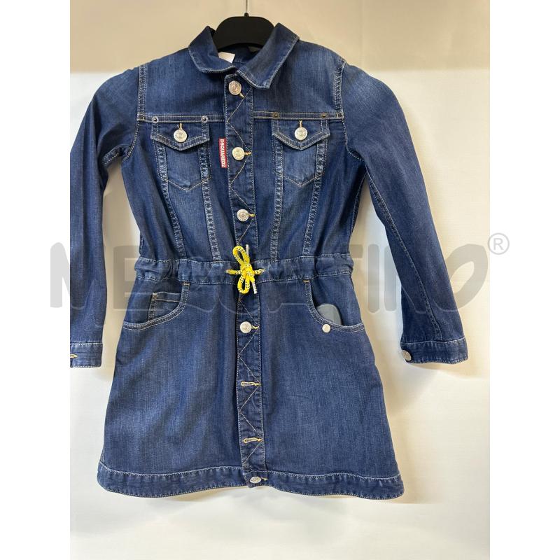 VESTITO BAMBINA DSQUARED2 IN DENIM  | Mercatino dell'Usato Acerra 1