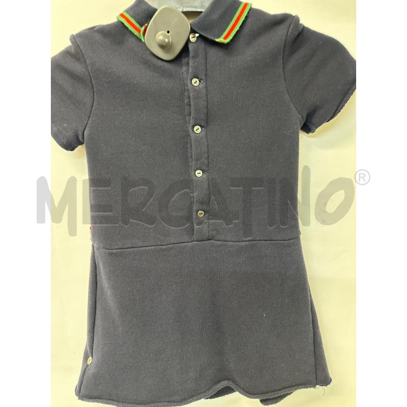 VESTITO BAMBINA GUCCI BLU ROSSO VERDE | Mercatino dell'Usato Acerra 2