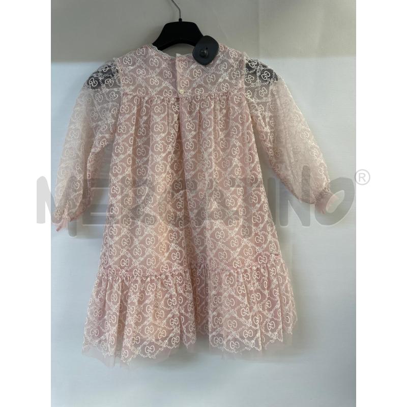 VESTITO BAMBINA GUCCI ROSA VELO | Mercatino dell'Usato Acerra 2
