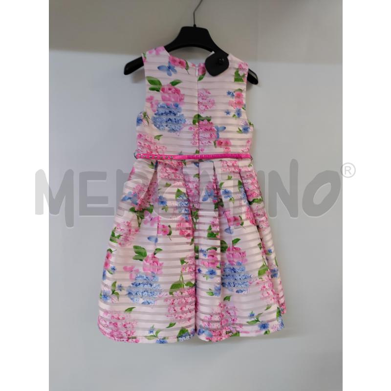 VESTITO BAMBINA I DO ROSA FIORI RIGHE | Mercatino dell'Usato Acerra 2