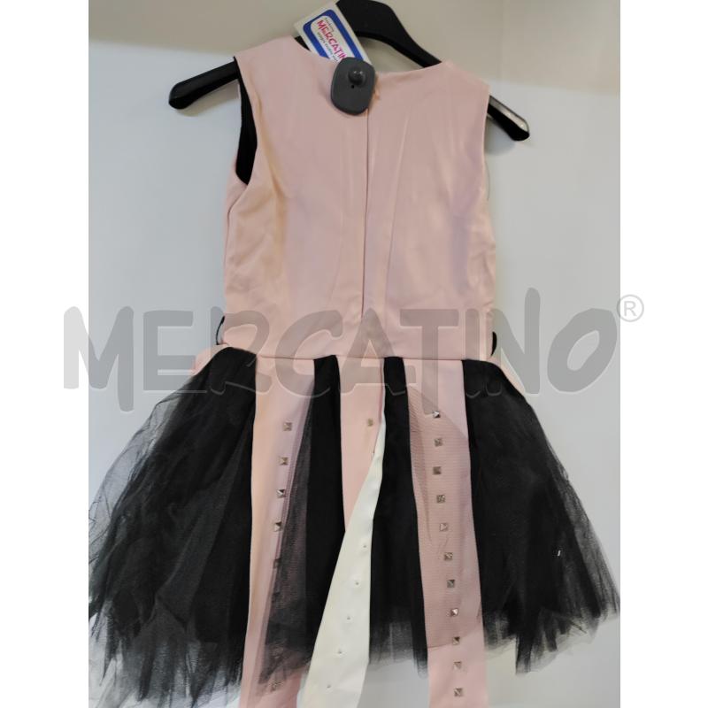 VESTITO BAMBINA MISS LULU' NERO ROSA | Mercatino dell'Usato Acerra 2