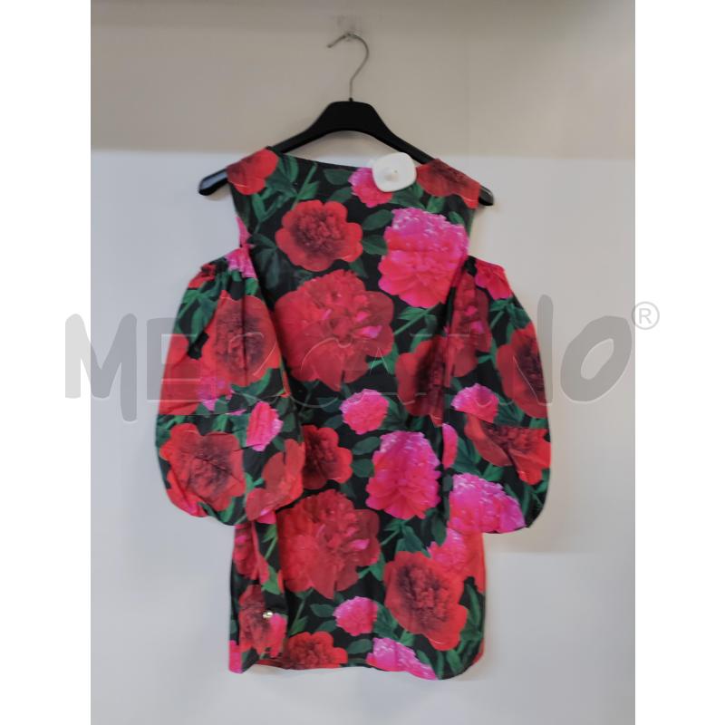 VESTITO BAMBINA ODIET AMO FIORI ROSSO | Mercatino dell'Usato Acerra 2