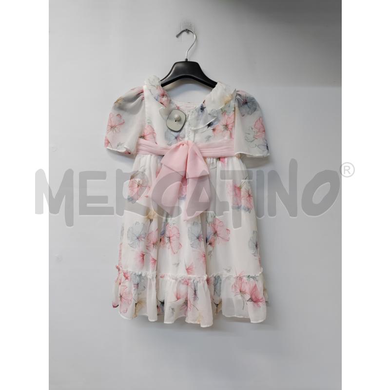 VESTITO BAMBINA PATACHOU BIANCO ROSA | Mercatino dell'Usato Acerra 2