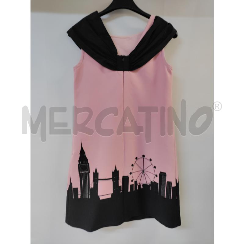 VESTITO BAMBINA ROSA NERO MONNALISA  | Mercatino dell'Usato Acerra 2