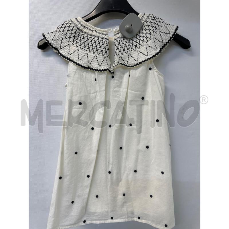 VESTITO BAMBINA ZARA BIANCO NERO | Mercatino dell'Usato Acerra 2