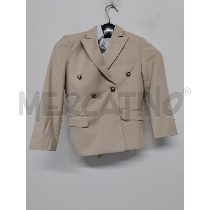 VESTITO BAMBINO BB BOUM BEIGE GIACCA+CAMICIA+GILET+PANTALONE | Mercatino dell'Usato Acerra 1