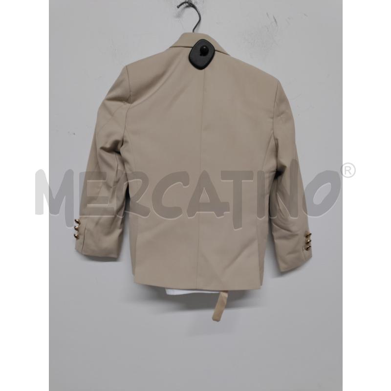 VESTITO BAMBINO BB BOUM BEIGE GIACCA+CAMICIA+GILET+PANTALONE | Mercatino dell'Usato Acerra 2