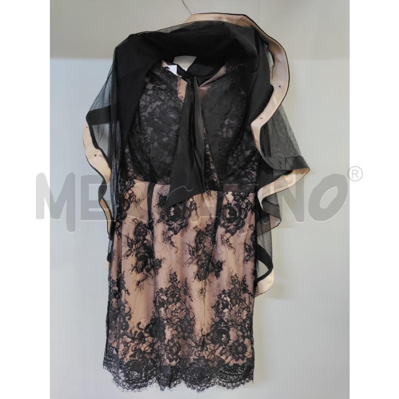 VESTITO+COPRISPALLE DONNA ROMEO GIGLI NERO ROSA MERLETTO  | Mercatino dell'Usato Acerra 2