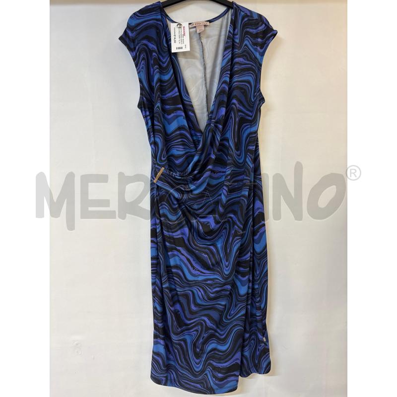 VESTITO DONNA ANNA FIELD VIOLA NERO | Mercatino dell'Usato Acerra 1