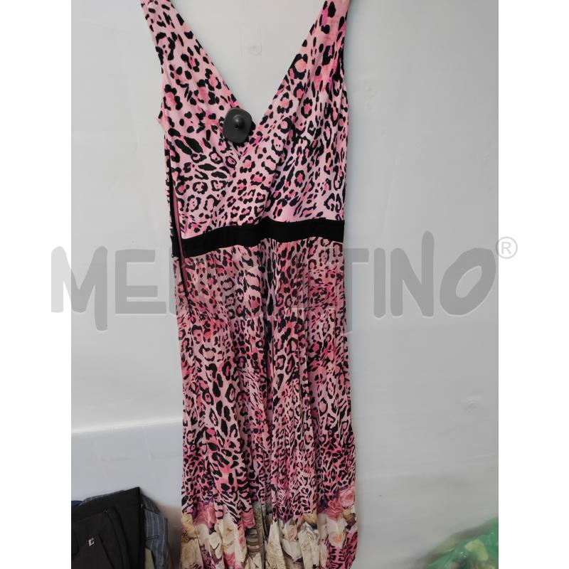 VESTITO DONNA ANNA RACHELE ROSA NERO MACULATO | Mercatino dell'Usato Acerra 2