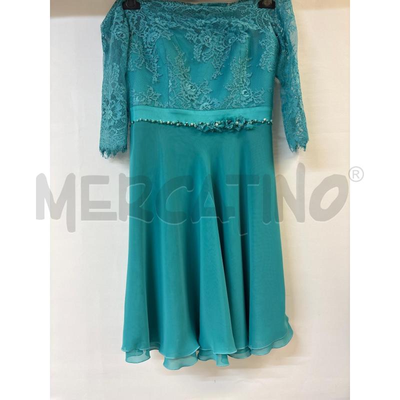 VESTITO DONNA ANNA ROMANO VERDE | Mercatino dell'Usato Acerra 1