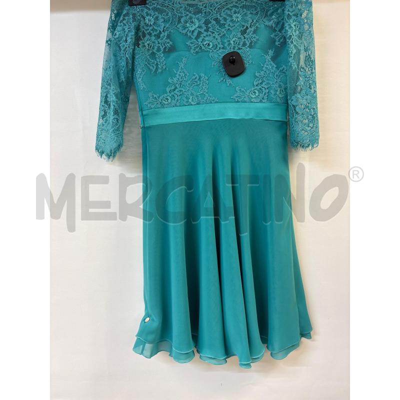 VESTITO DONNA ANNA ROMANO VERDE | Mercatino dell'Usato Acerra 2