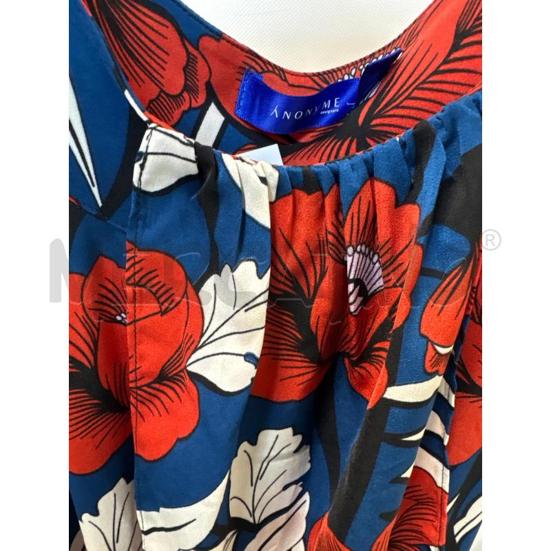 VESTITO DONNA ANONYME ROSSO BLU BIANCO | Mercatino dell'Usato Acerra 2