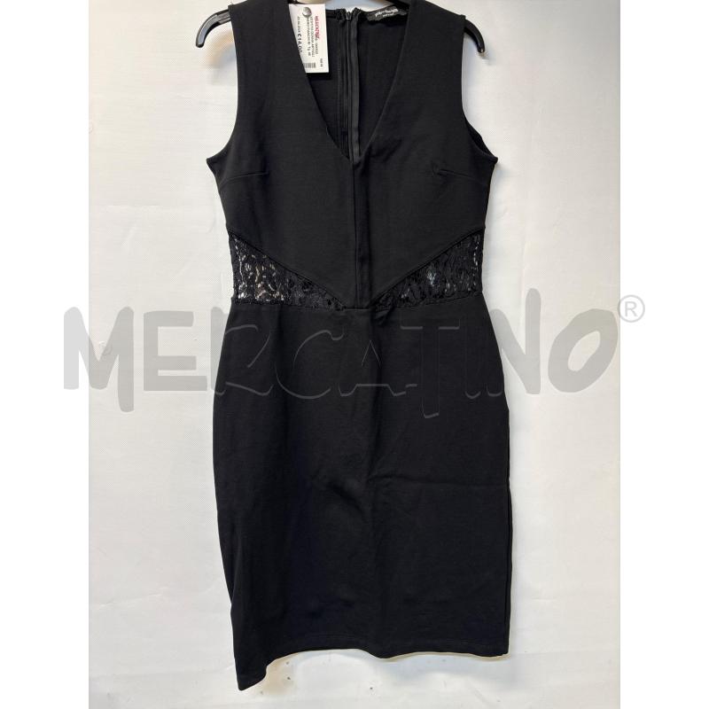 VESTITO DONNA ARTIGLI NERO FIANCHI RICAMATI | Mercatino dell'Usato Acerra 1