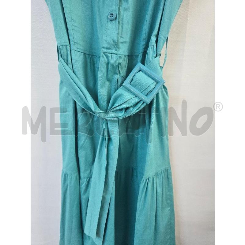 VESTITO DONNA BELENA VERDE LUNGO | Mercatino dell'Usato Acerra 2