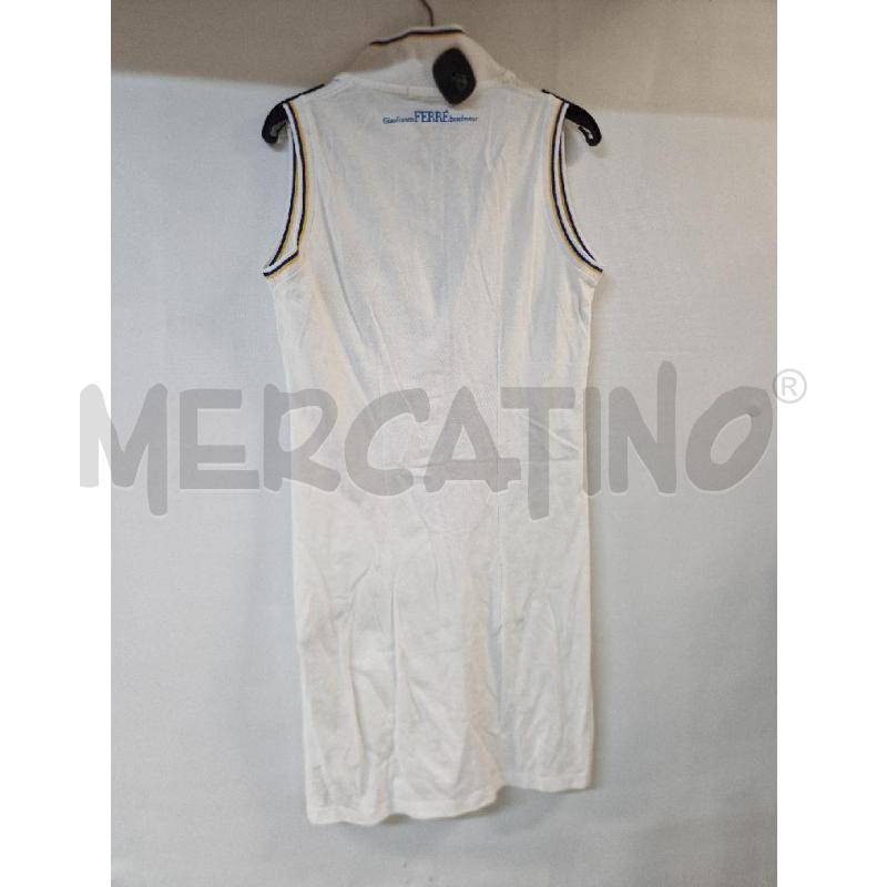 VESTITO DONNA BIANCO FERRE  | Mercatino dell'Usato Acerra 2