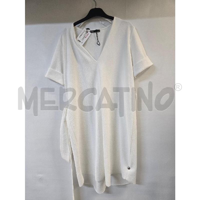 VESTITO DONNA BIANCO ZARA | Mercatino dell'Usato Acerra 1