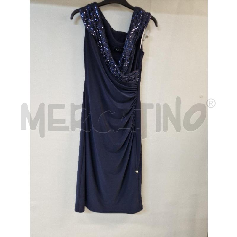 VESTITO DONNA BLU PAIETTE LAUREN | Mercatino dell'Usato Acerra 1