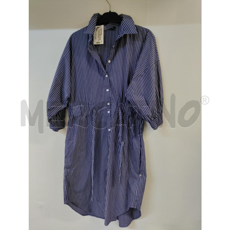 VESTITO DONNA BLU RIGHE BIANCO ZARAWOMAN | Mercatino dell'Usato Acerra 1