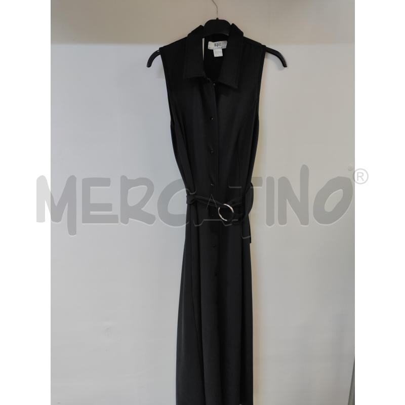 VESTITO DONNA BPC NERO LUNGO BOTTONI | Mercatino dell'Usato Acerra 1