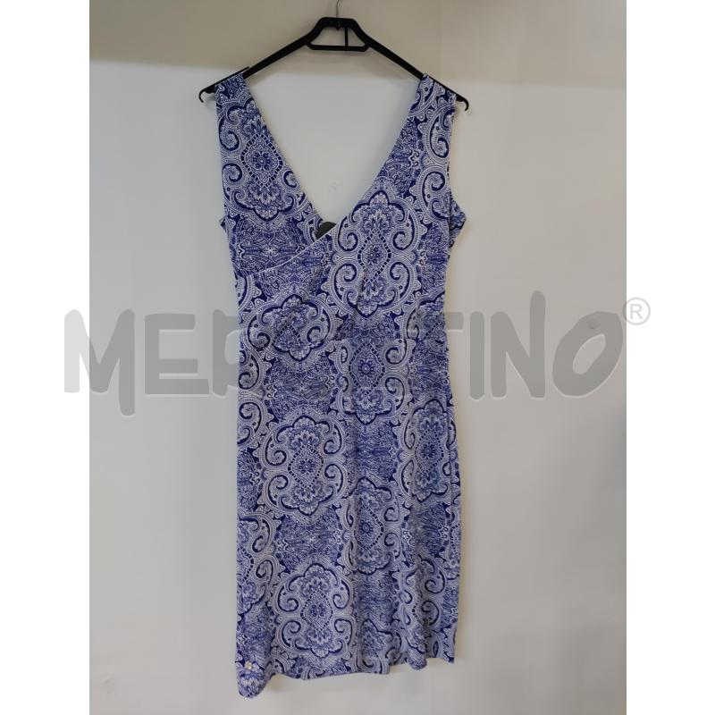 VESTITO DONNA CAMOMILLA BLU BIANCO | Mercatino dell'Usato Acerra 2
