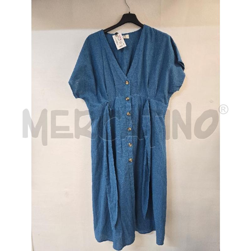 VESTITO DONNA CAMOMILLA BLU CHIARO | Mercatino dell'Usato Acerra 1