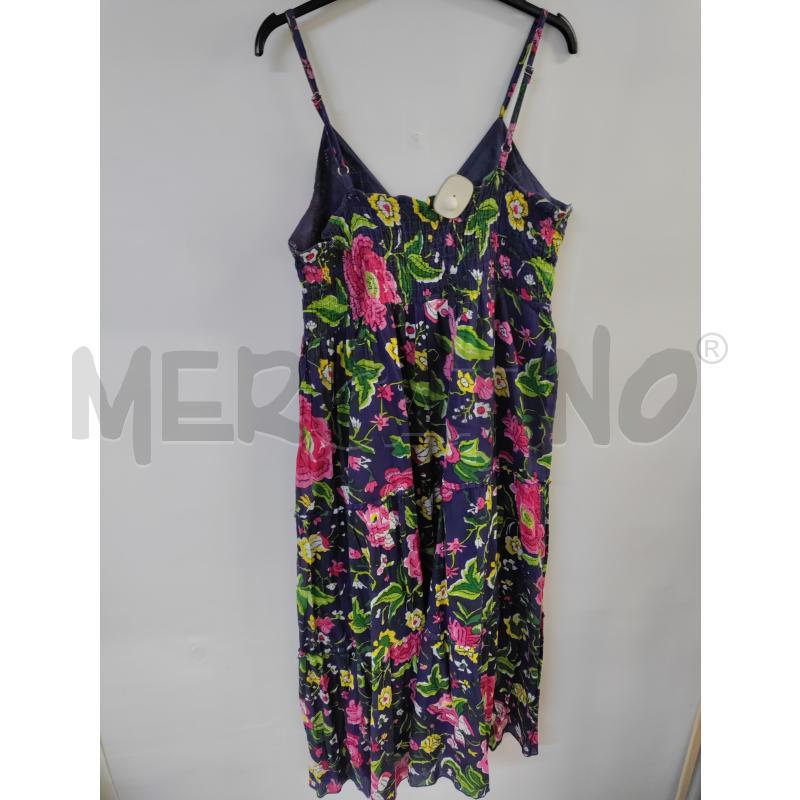 VESTITO DONNA CAMOMILLA BLU FANTASOIA VERDE GIALLO | Mercatino dell'Usato Acerra 2