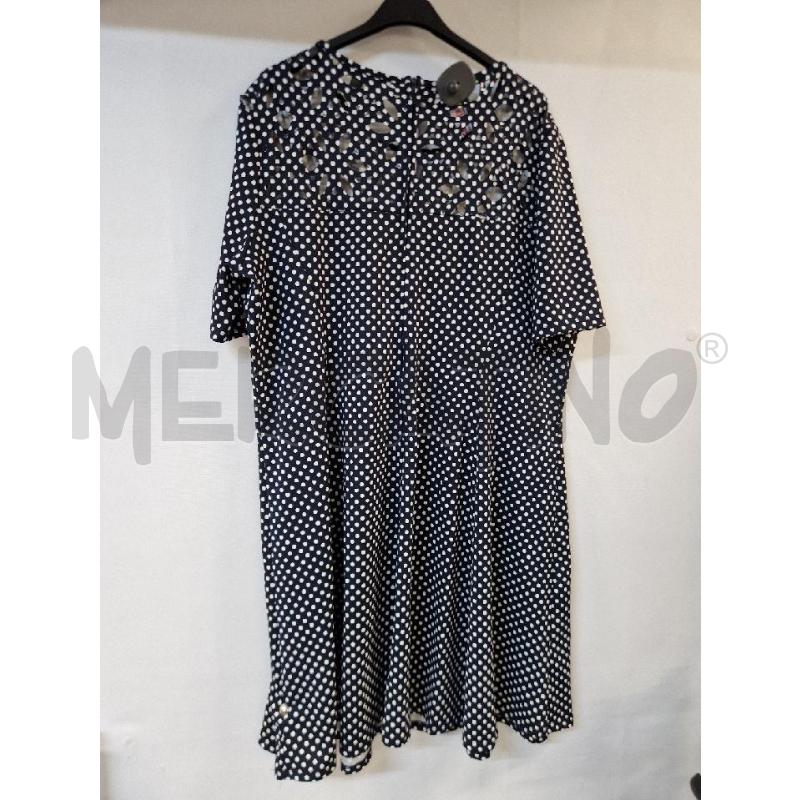VESTITO DONNA CAMOMILLA BLU PUNTI BIANCO | Mercatino dell'Usato Acerra 2